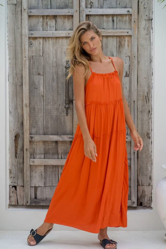 Beachclub Maxi Dress Burnt Orange Hali Home