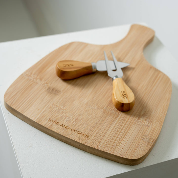 Artis Bamboo Cheeseboard & Knife Set