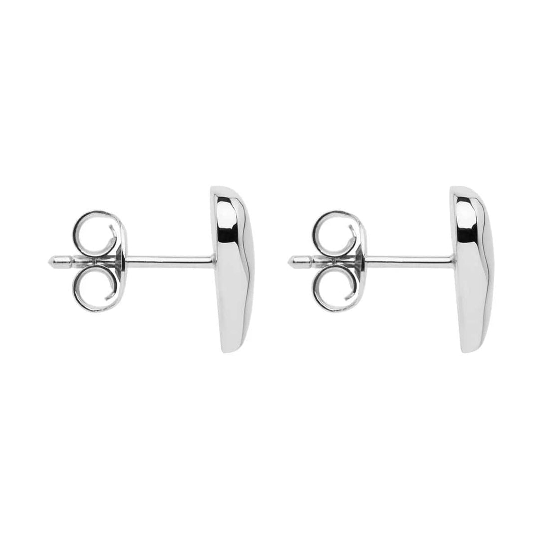 Najo Amore Heart Studs - Silver