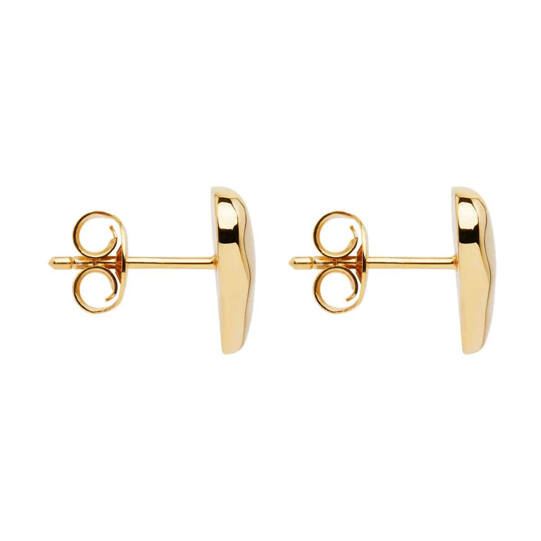 Najo Amore Heart Studs - Gold