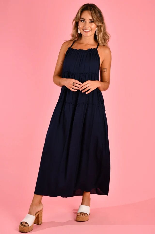 Beachclub Maxi Dress - Navy