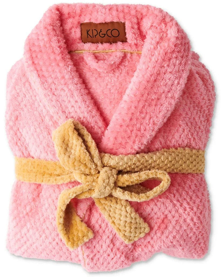 Kip and Co Sweet Nothings Cosy Winter Robe -  Candy Pink