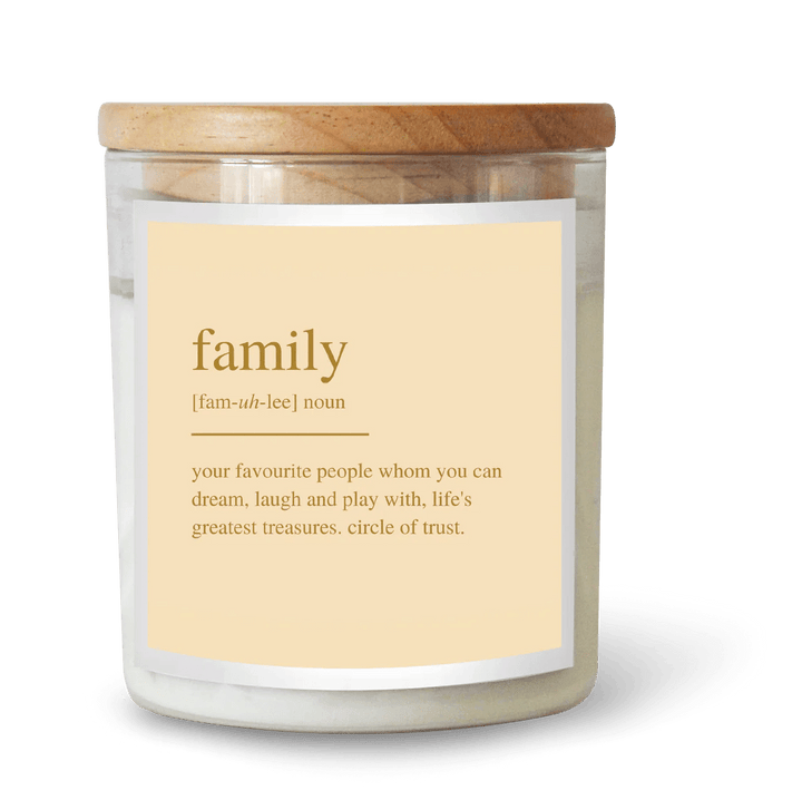 Family Gold Foil Limited Edition Coconut Soy Candle