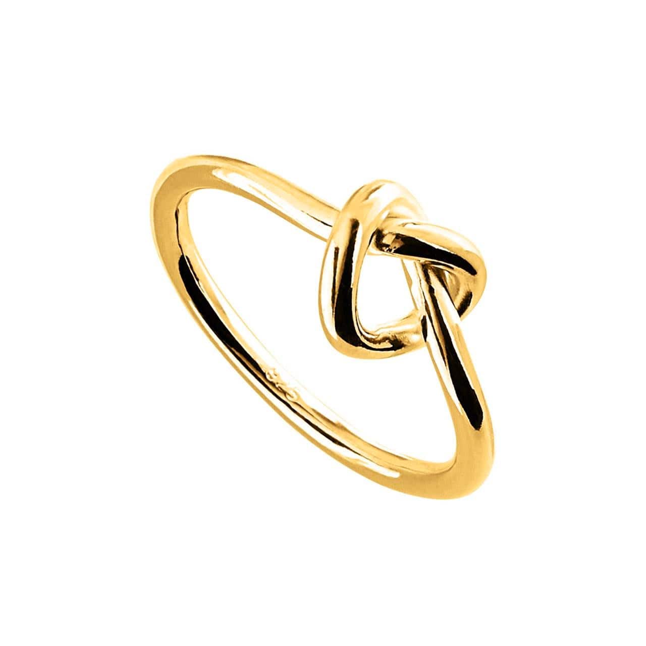 Gold Knot Wire Ring | Najo Silver and Gold Jewellery | Hali Home