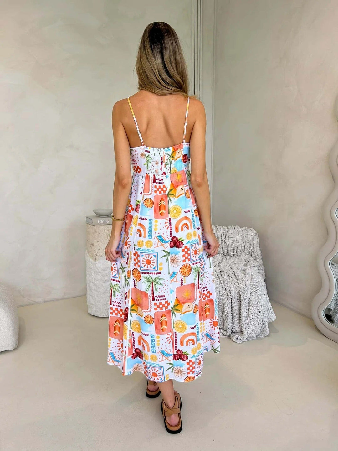 Juniper Citrus Print Dress