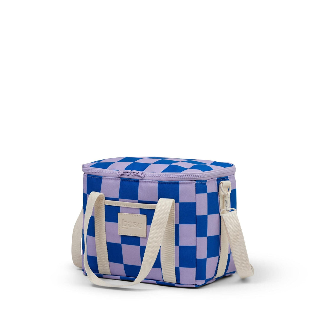 Base Lunch Bag - lilac/blue check