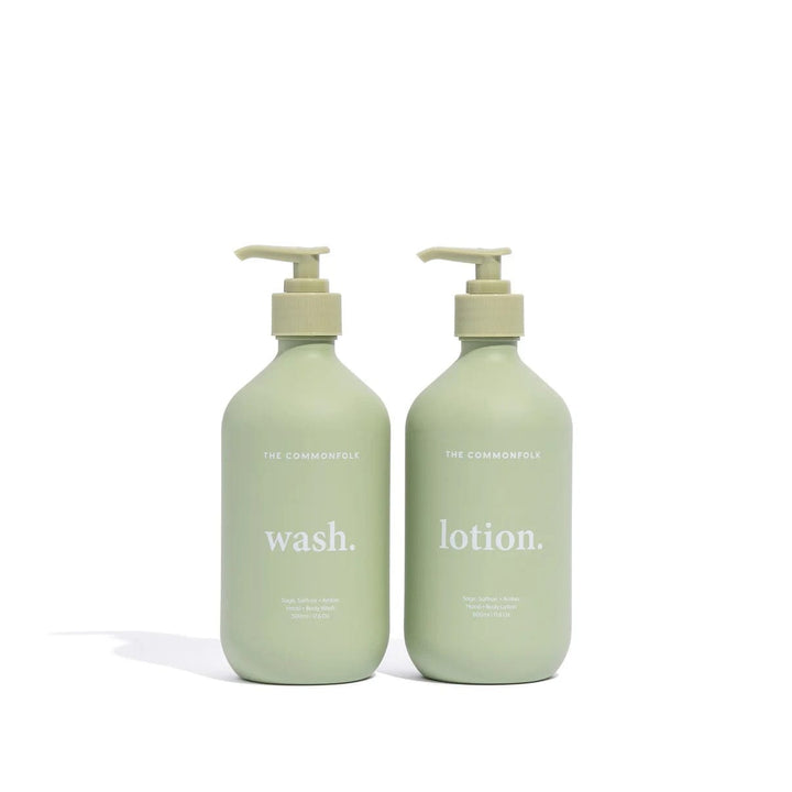 Keep It Simple Wash + Lotion Set - Sage (Sage + Saffron + Amber)