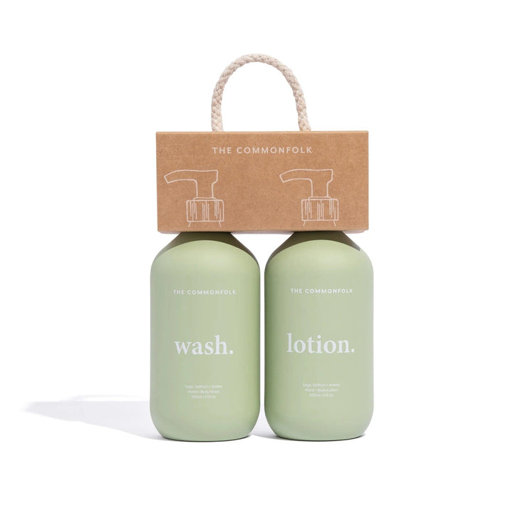 Keep It Simple Wash + Lotion Set - Sage (Sage + Saffron + Amber)