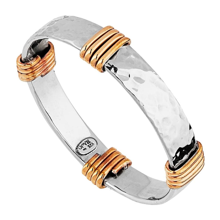 Tumbaga Amarres Wide Two Tone Bangle